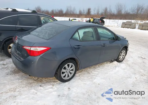 2016 Toyota Corolla Le из США, поврежденный, VIN 2T1BURHE7GC703452